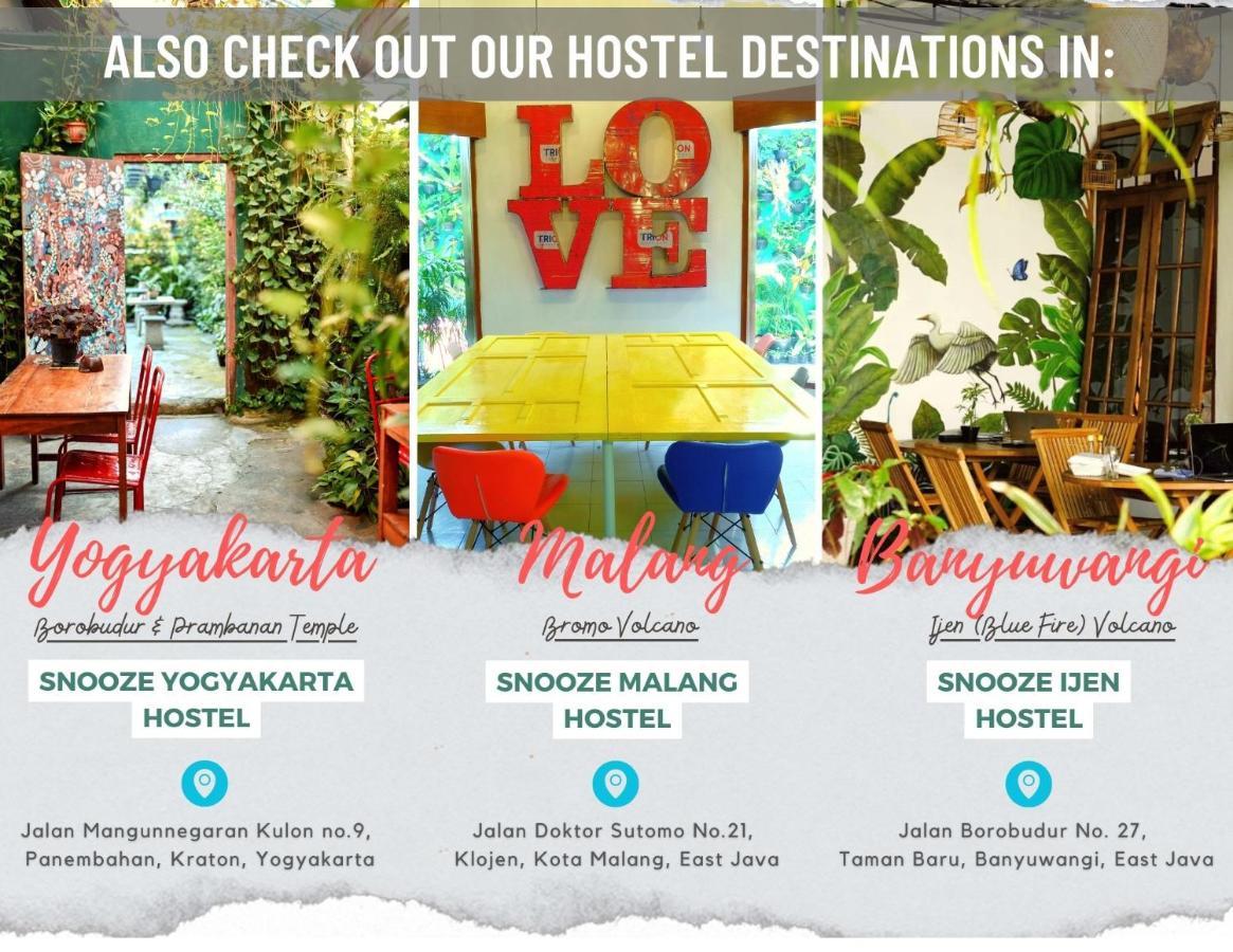 Snooze Malang Hostel Екстериор снимка